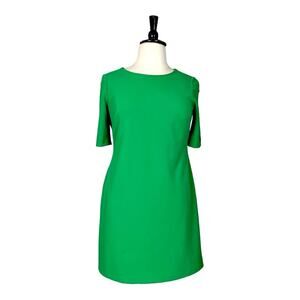 Tommy Hilfiger Shift Dress Short Button Sleeve Kelly Green Women’s Plus Size 14